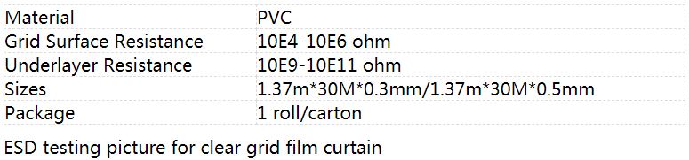 ESD PVC SOFT CURTAIN