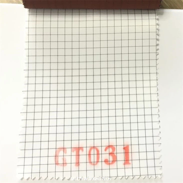 5mm grid white color ESD fabric